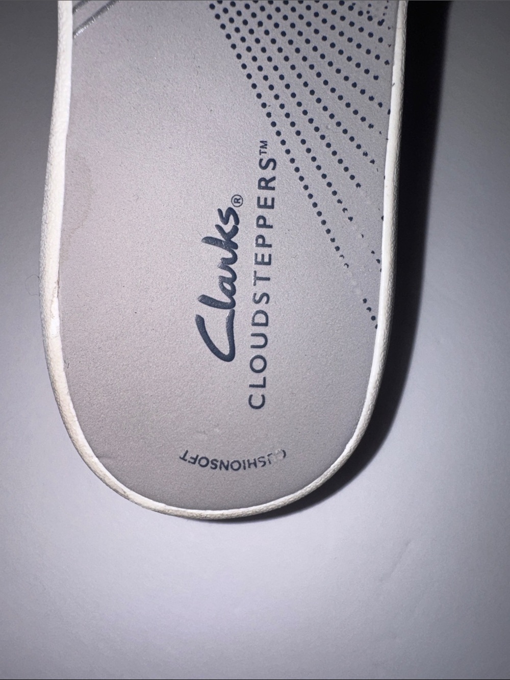 Clarks Cloudsteppers Sandals Womens 8 Navy Comfort Cushioned Slide Walking - Picture 8 of 9
